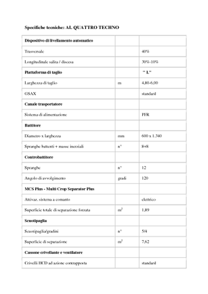 Зерновий комбайн Laverda AL Quattro Techno