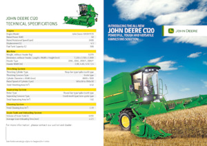 Зерновий комбайн John Deere C120