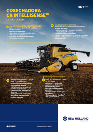 Зерновий комбайн New Holland CR 7.90 INTELLISENSE™