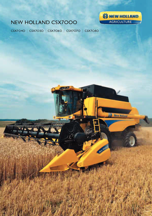 Зерновий комбайн New Holland CSX 7080 Laterale
