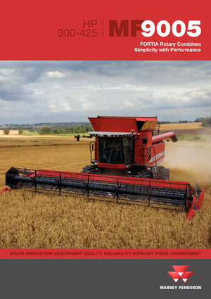 Зерновий комбайн Massey Ferguson Fortia 9695