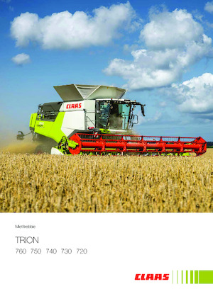 Зерновий комбайн Claas Trion 740    