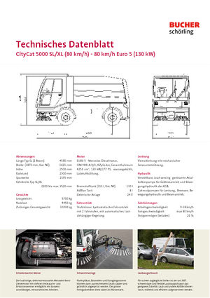 Міні-підмітачі Bucher-Schörling CityCat 5000 XL