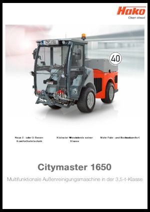 Міні-підмітачі Hako Citymaster 1650