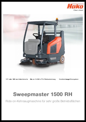 Міні-підмітачі Hako Sweepmaster D 1500 RH