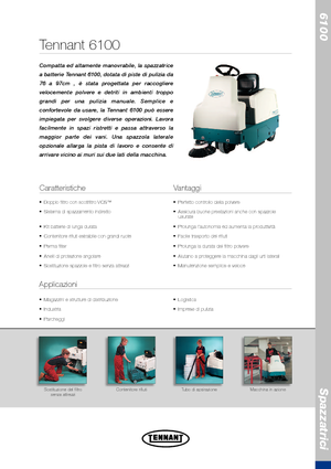 Міні-підмітачі Tennant Tennant 6100