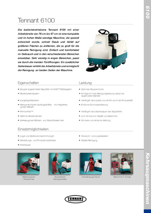 Міні-підмітачі Tennant Tennant 6100