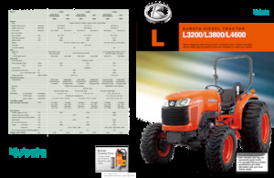 Муніципальні трактори Kubota L3800HST