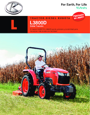 Муніципальні трактори Kubota L3800D