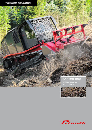 Муніципальні трактори Prinoth Raptor 800