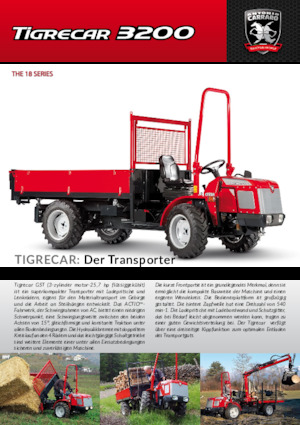 Муніципальні трактори Carraro Tigrecar 3200 GST