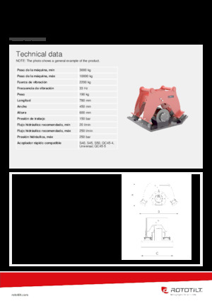 Гібридні поверхневі вібратори Rototilt® C22