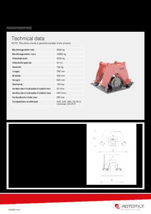 Гібридні поверхневі вібратори Rototilt® C22