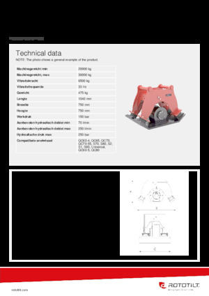 Гібридні поверхневі вібратори Rototilt® C65