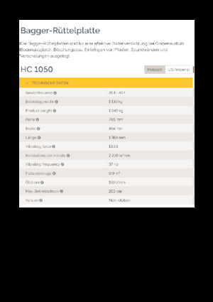 Гібридні поверхневі вібратори Epiroc HC 1050 