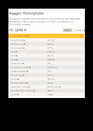 Гібридні поверхневі вібратори Epiroc HC 1050 R 
