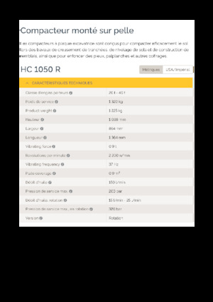 Гібридні поверхневі вібратори Epiroc HC 1050 R 