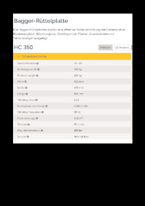 Гібридні поверхневі вібратори Epiroc HC 350 