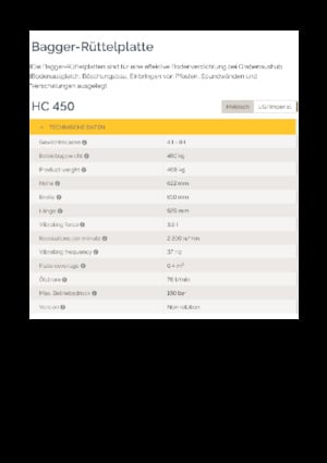 Гібридні поверхневі вібратори Epiroc HC 450 