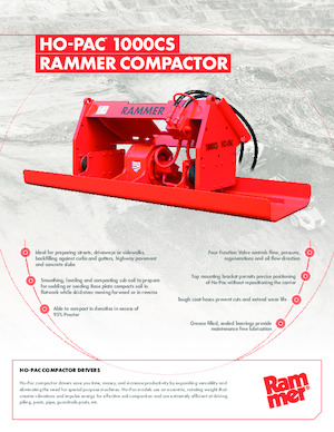 Гібридні поверхневі вібратори Rammer Ho-Pac 1000CS