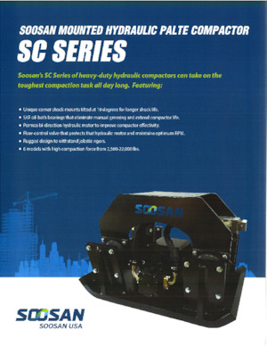 Гібридні поверхневі вібратори Soosan SC 340