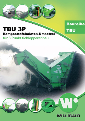 ворошитель компосту Willibald TBU 3 P