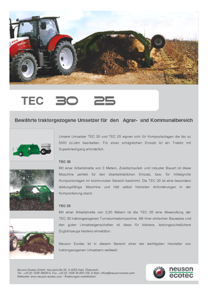 ворошитель компосту Neuson-Ecotec TEC 30