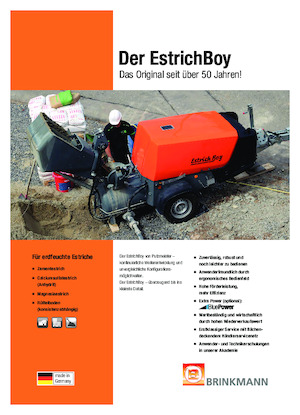 Пневмотранспортери Brinkmann Estrich Boy EC 350 