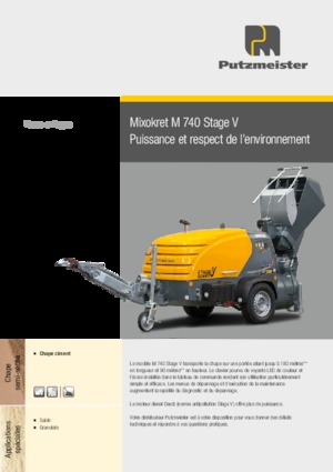 Пневмотранспортери Putzmeister M 740 DHBS