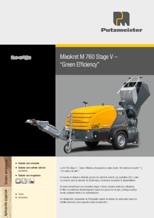 Пневмотранспортери Putzmeister M 760 DHB 