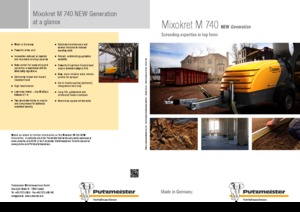 Пневмотранспортери Putzmeister M 740 DB