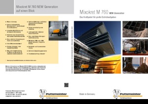 Пневмотранспортери Putzmeister M 760 DHB