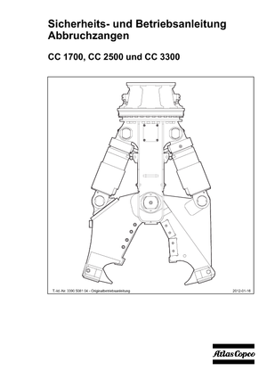 Дробарки для бетону Atlas Copco CC 2500S