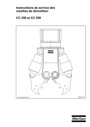 Дробарки для бетону Atlas Copco CC 550