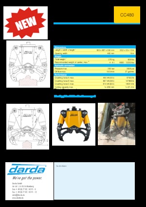 Дробарки для бетону Darda CC480