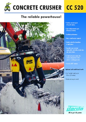 Дробарки для бетону Darda CC520