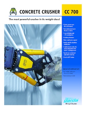 Дробарки для бетону Darda CC700