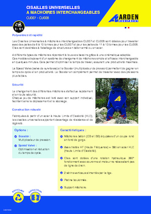 Дробарки для бетону Arden CU007