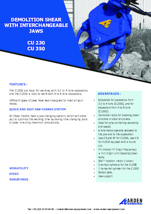 Дробарки для бетону Arden CU230