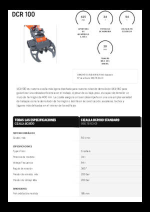 Дробарки для бетону Husqvarna DCR 100