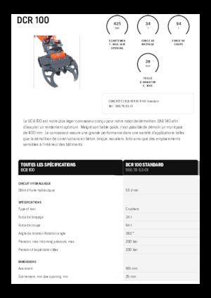 Дробарки для бетону Husqvarna DCR 100