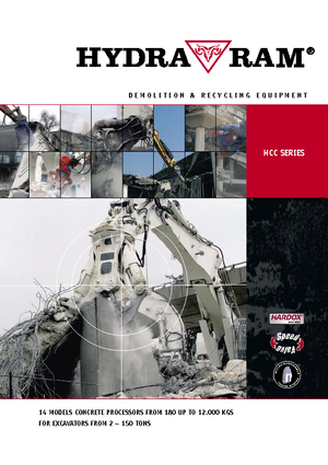 Дробарки для бетону Hydra Ram HCC 3