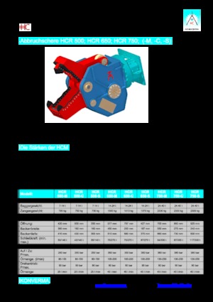 Мультипроцесори Konverma HCR 750 M 