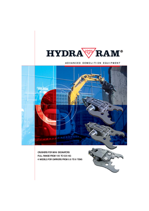 Дробарки для бетону Hydra Ram HMCR 30