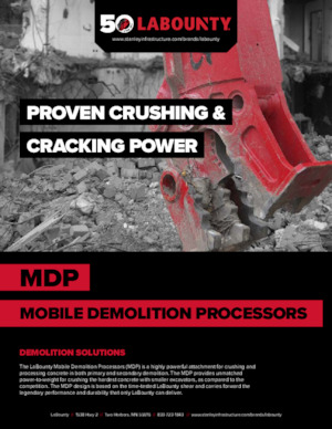 Дробарки для бетону LaBounty MDP 27R CC