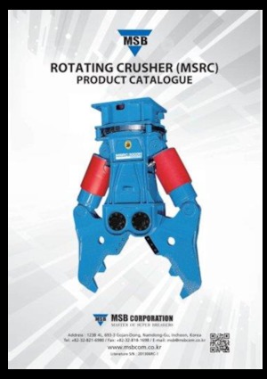 Дробарки для бетону MSB MSRC3000
