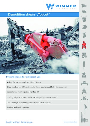 Дробарки для бетону WIMMER TC 1100 U