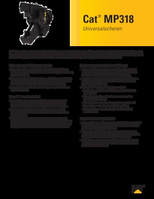 Мультипроцесори Caterpillar MP318CC