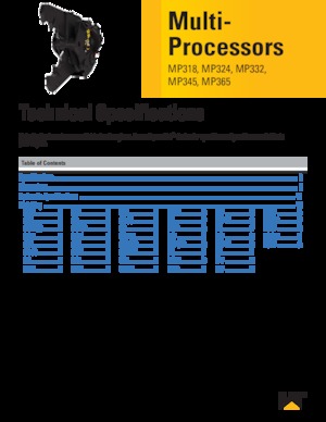 Мультипроцесори Caterpillar MP324