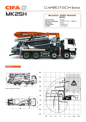 Автобетонозмішувачі CIFA MK25H